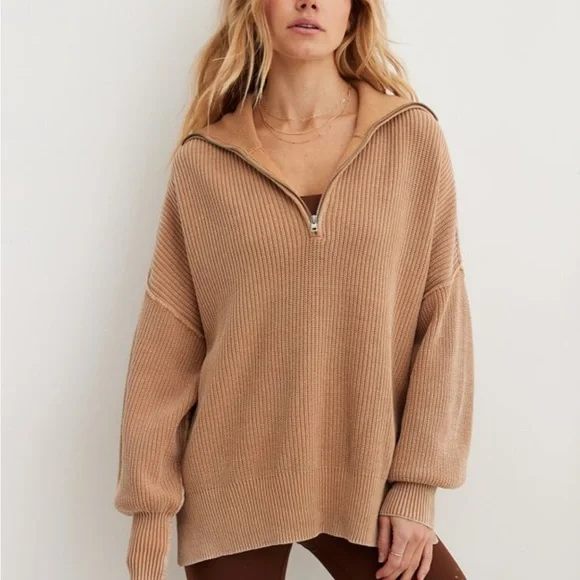 American Eagle (Aerie) Half Zip Sweater - Picture 5 of 5